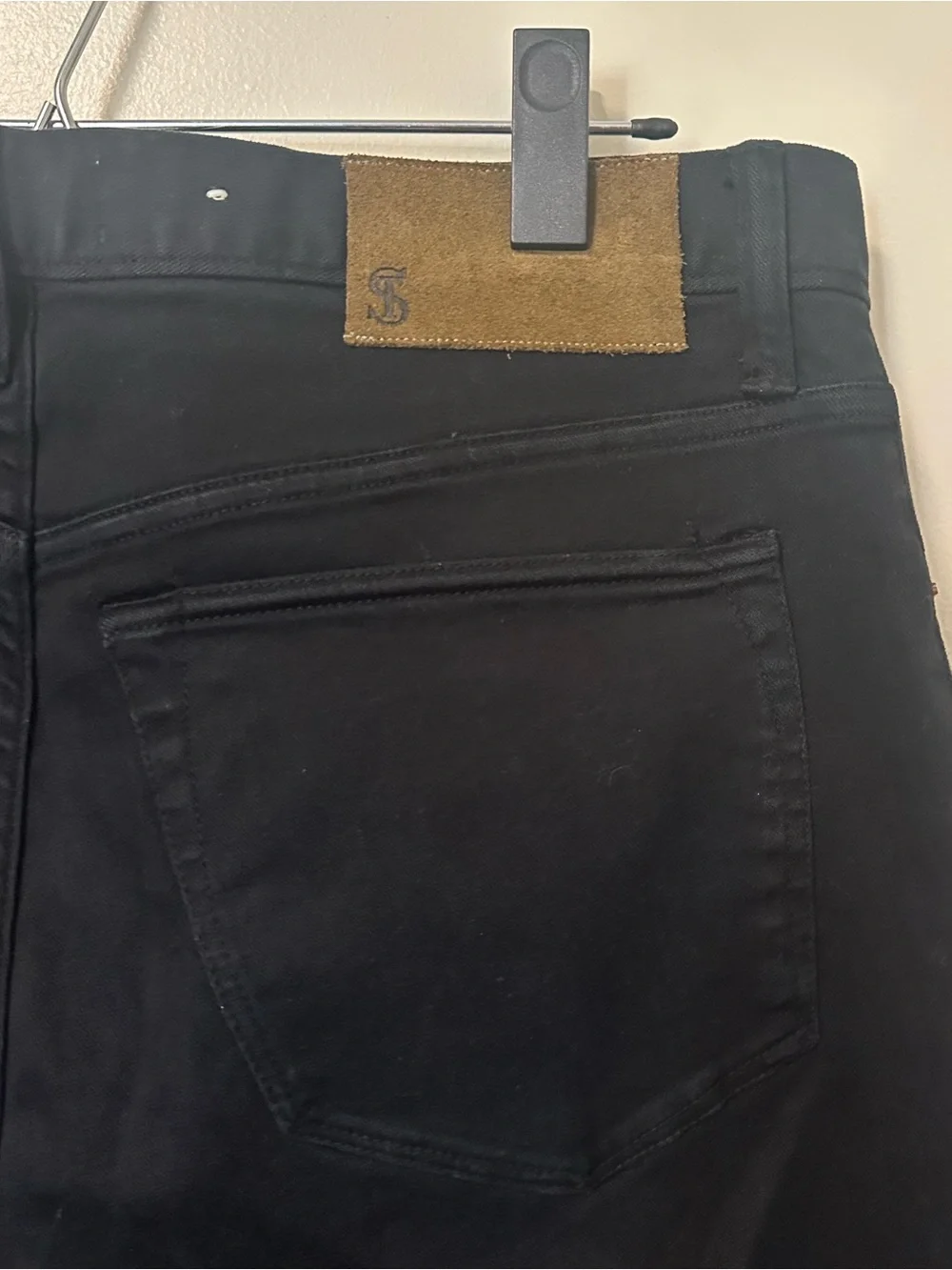 Todd Snyder Straight Fit 5-Pocket Chino Jean Size 31 x 32 Black Classic